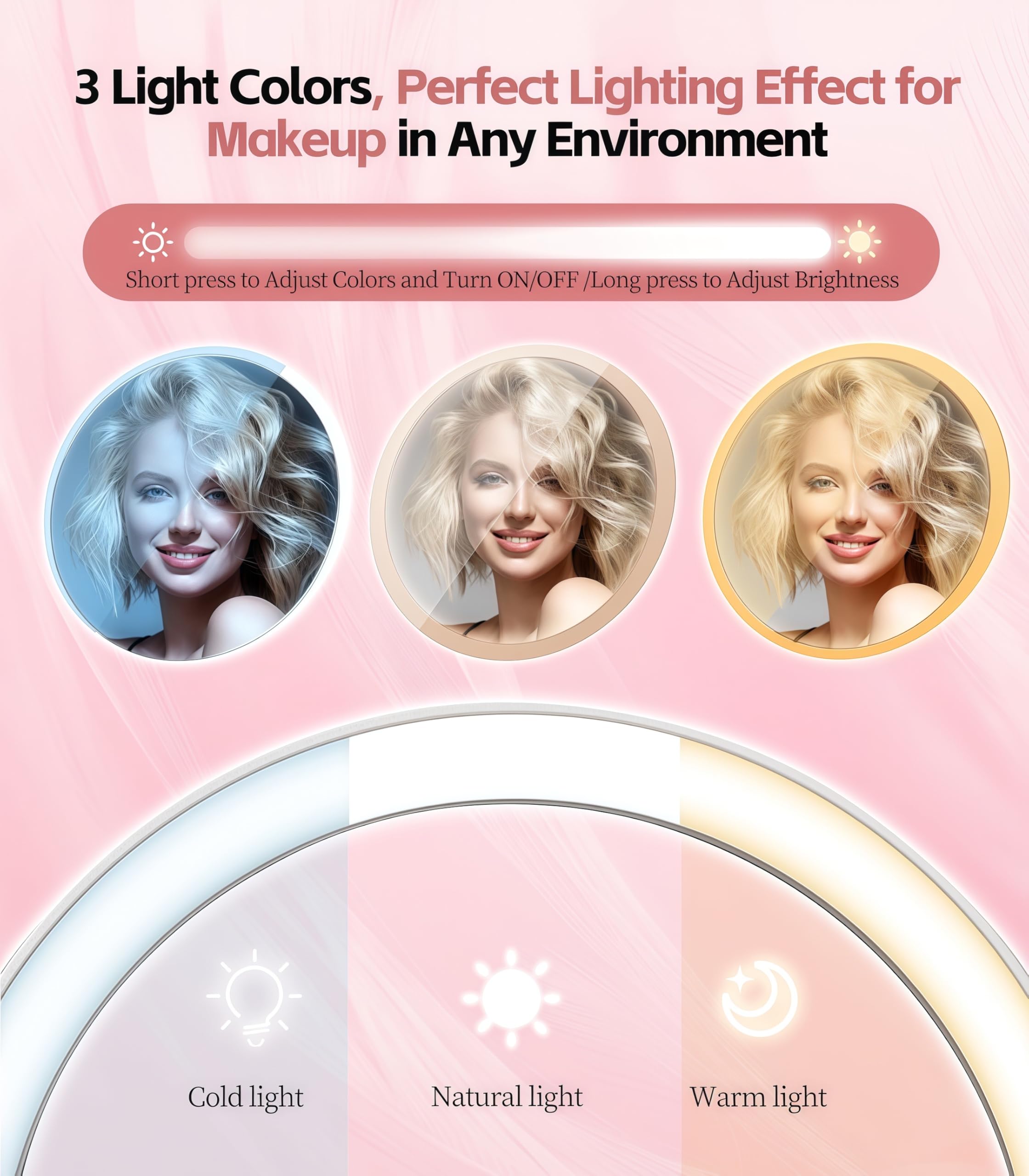 AOLERAY side profile rotation displays 180° flip and 360° rotation benefit