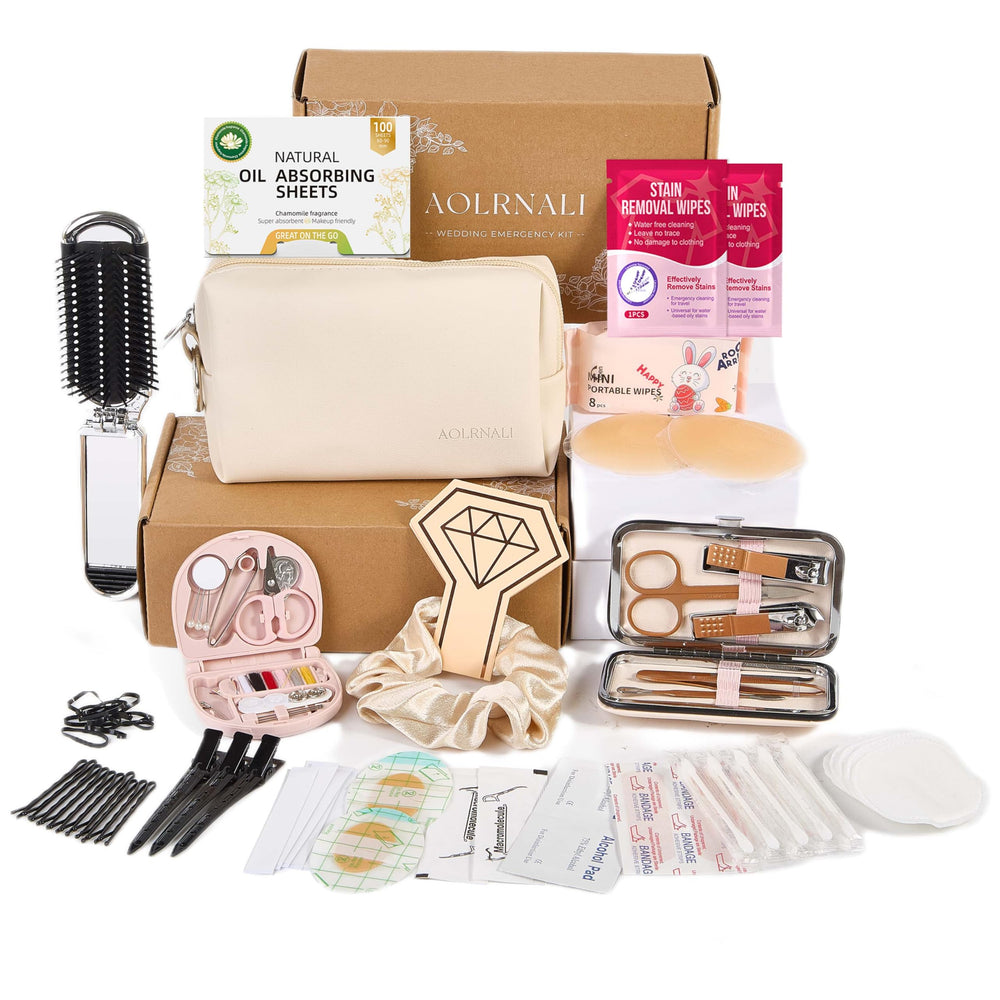 AOLRNALI front view zippered bag, organized storage for quick access