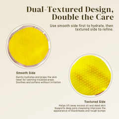 AOPO pad soaked in cleansing solution for effective makeup removal
