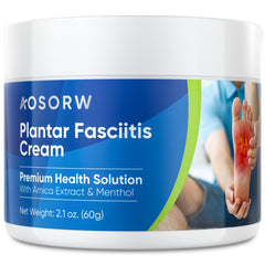 AOSORW front jar shot showing product for quick foot relief