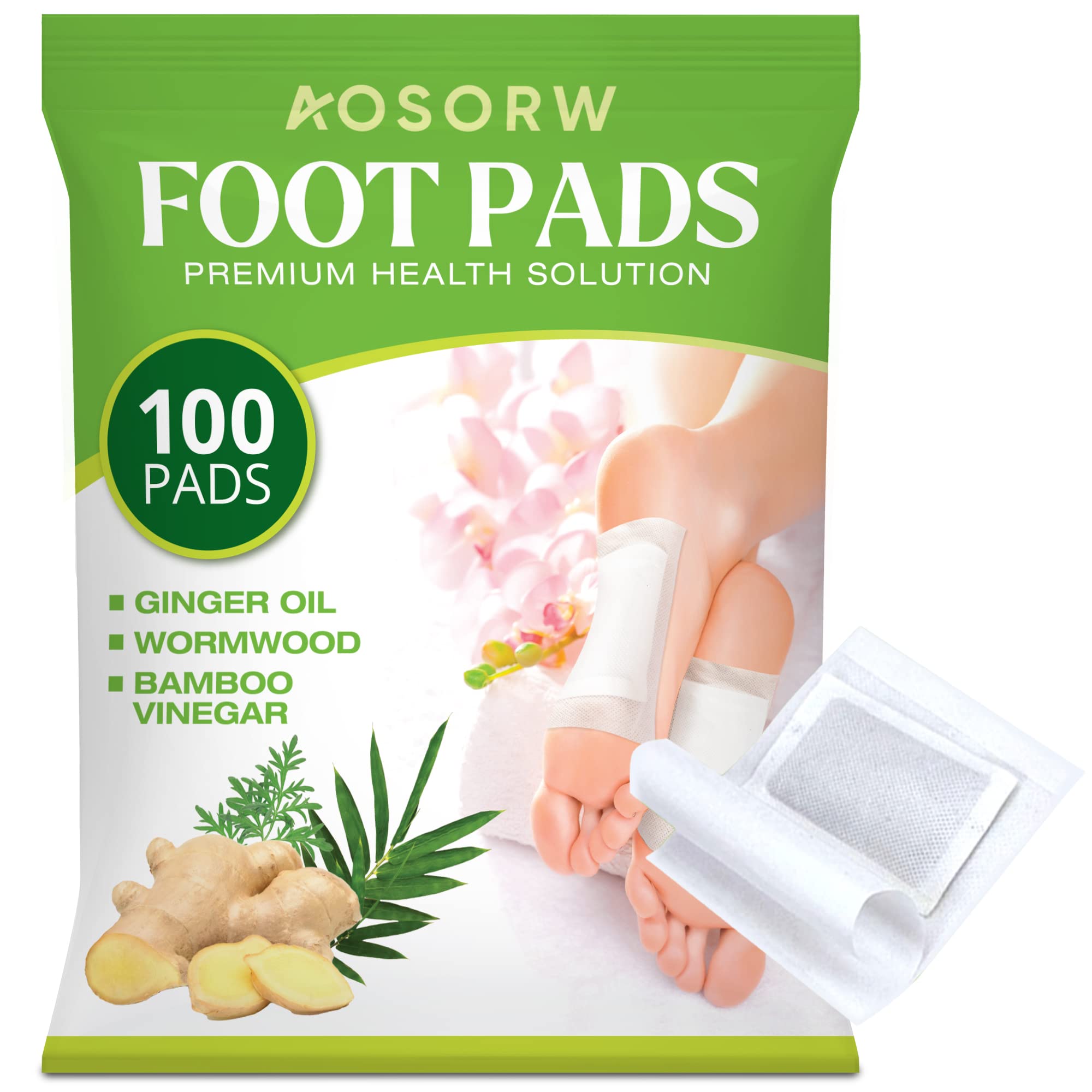 AOSORW front packaging showing 100 pads for easy storage and selection