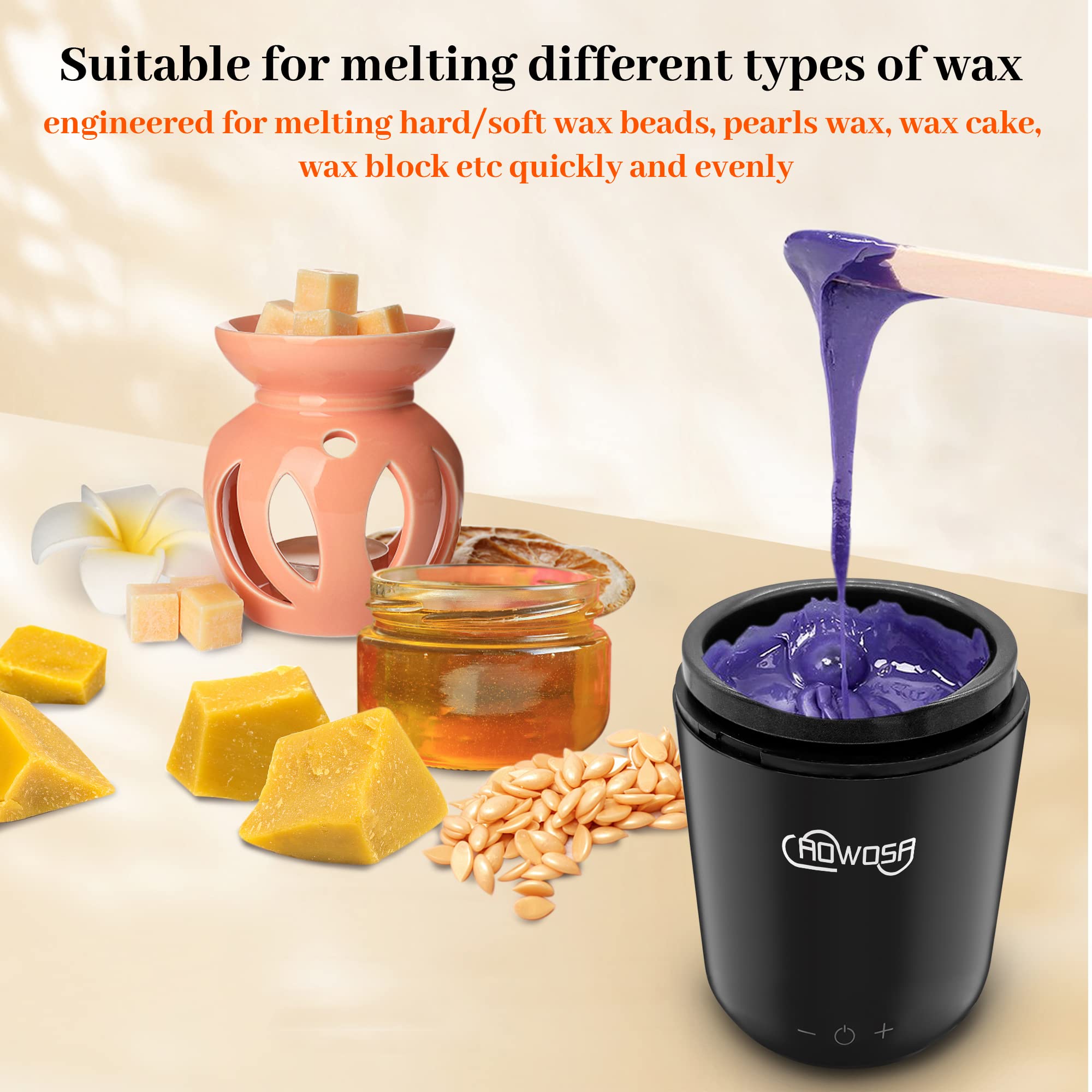 AOWOSA digital display and touch controls for precise temperature adjustments and ease