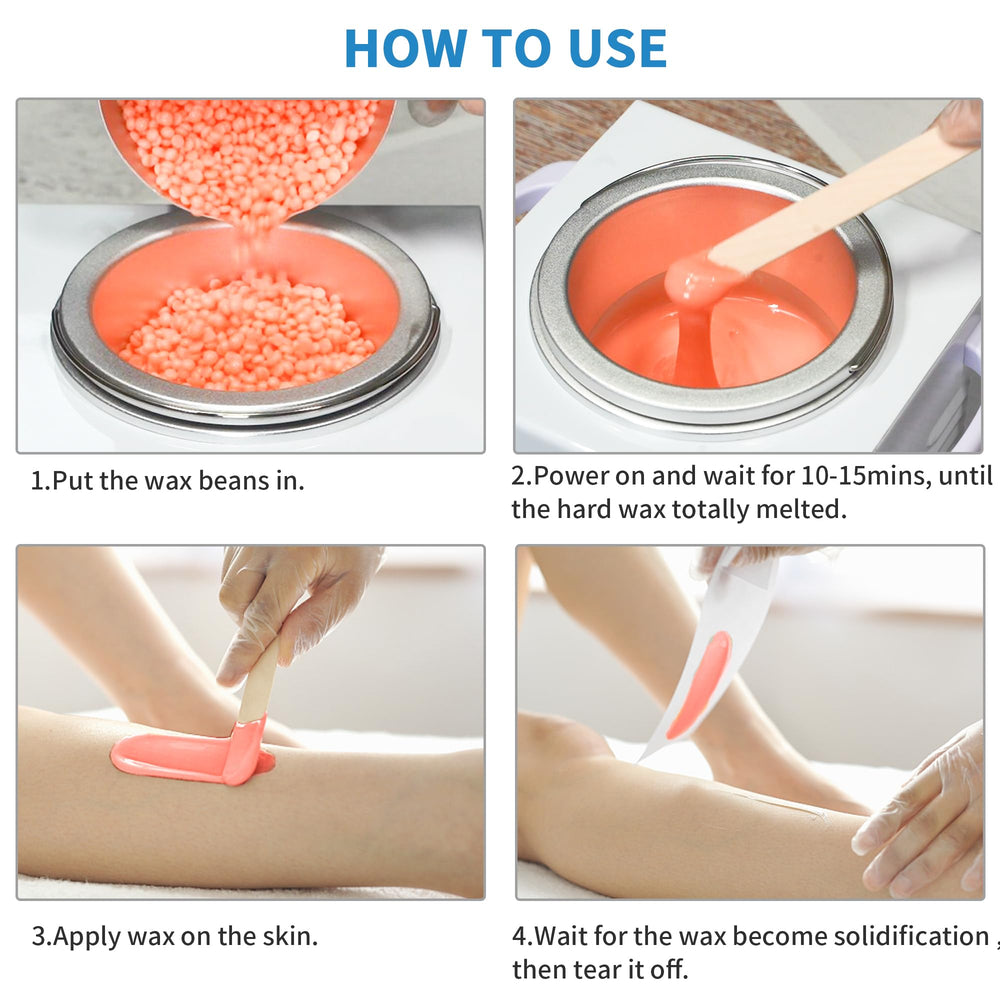 AOWOSA display of 50 wax sticks included for immediate salon or home use and treatment variety