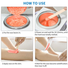 AOWOSA display of 50 wax sticks included for immediate salon or home use and treatment variety