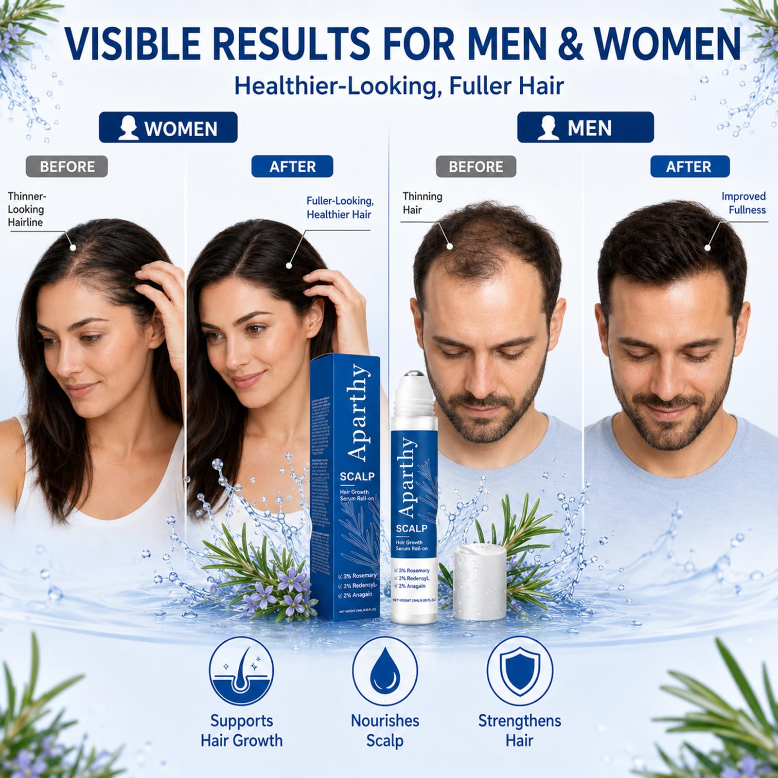 Aparthy serum texture drop demonstrating quick-absorb formula