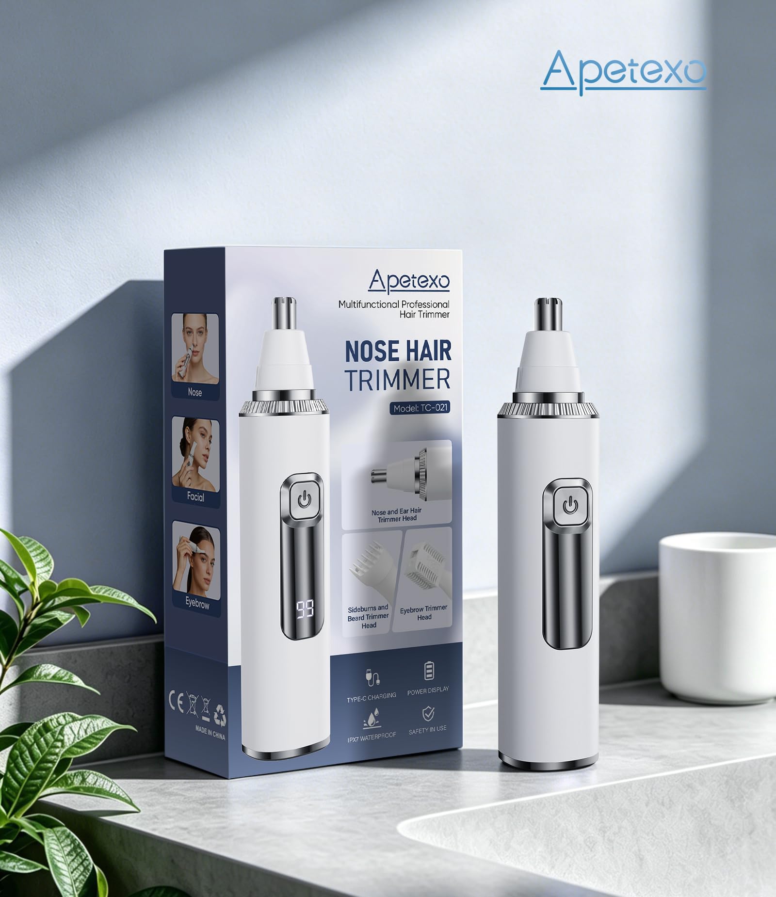 Apetexo packed in travel bag ready for on-the-go grooming convenience