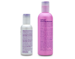 Aphogee balancing moisturizer being poured to show silky consistency and immediate softness benefits