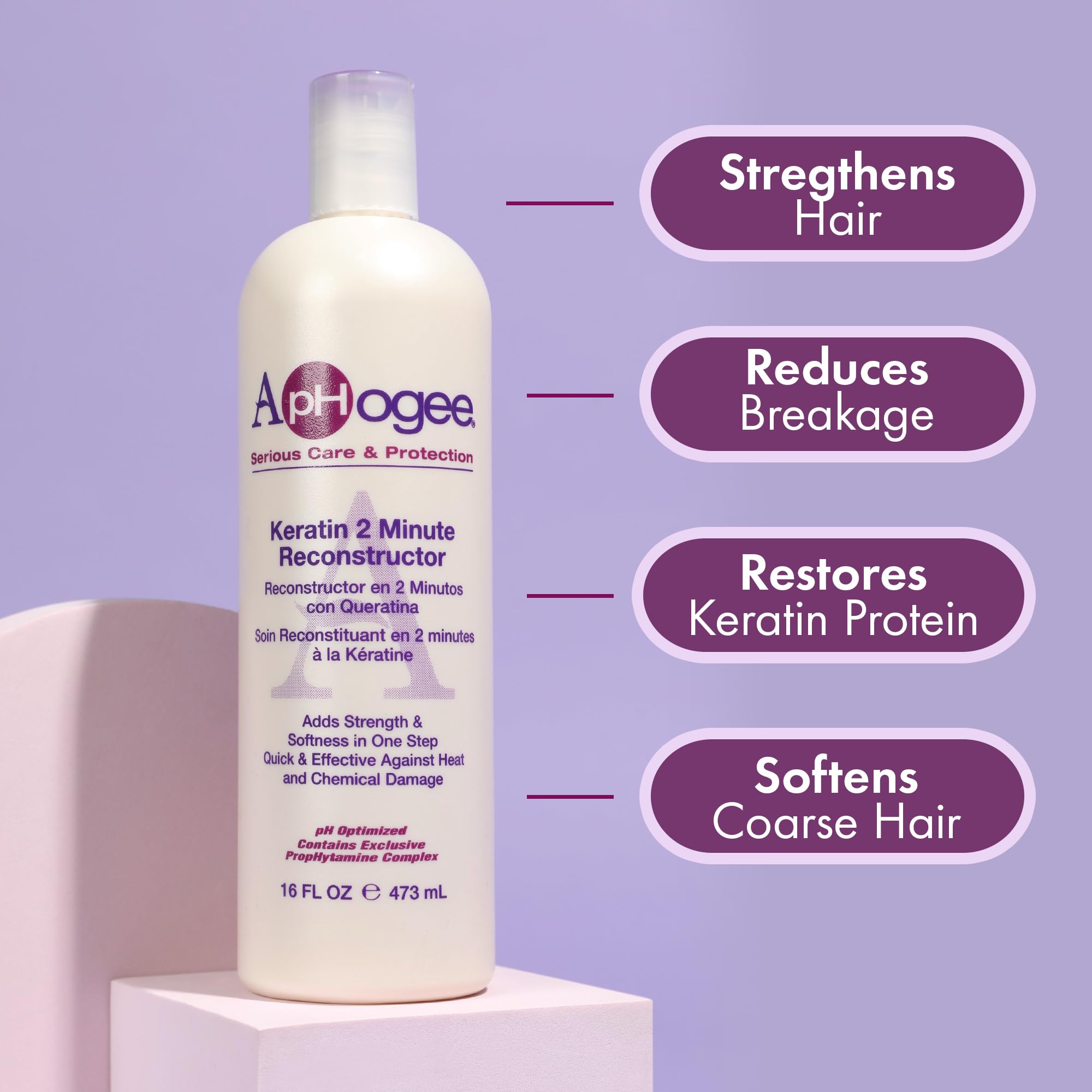 Aphogee cream texture close-up, visible rich formula for smoothing