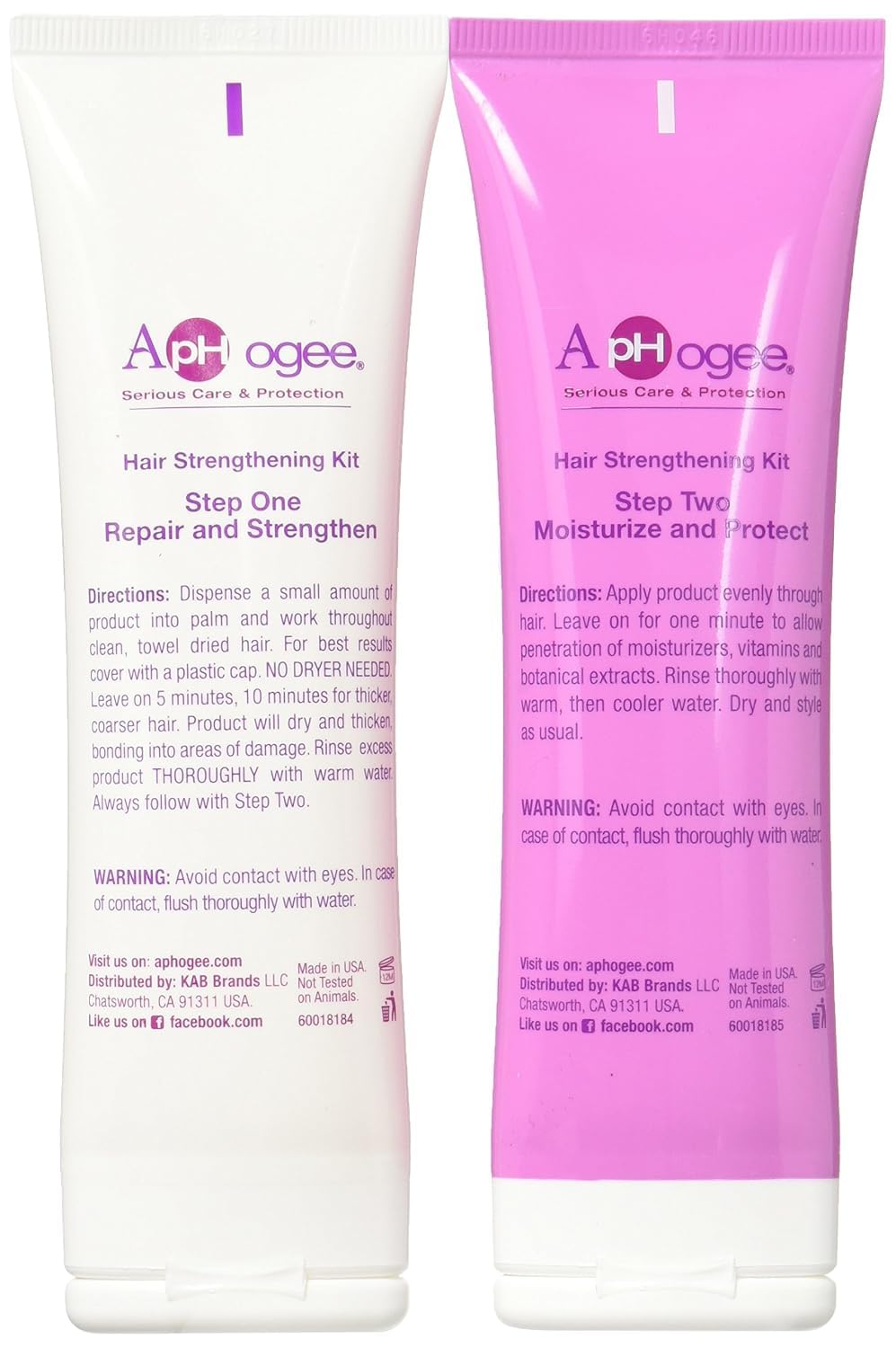 ApHogee moisturizing formula applied to hair improving manageability