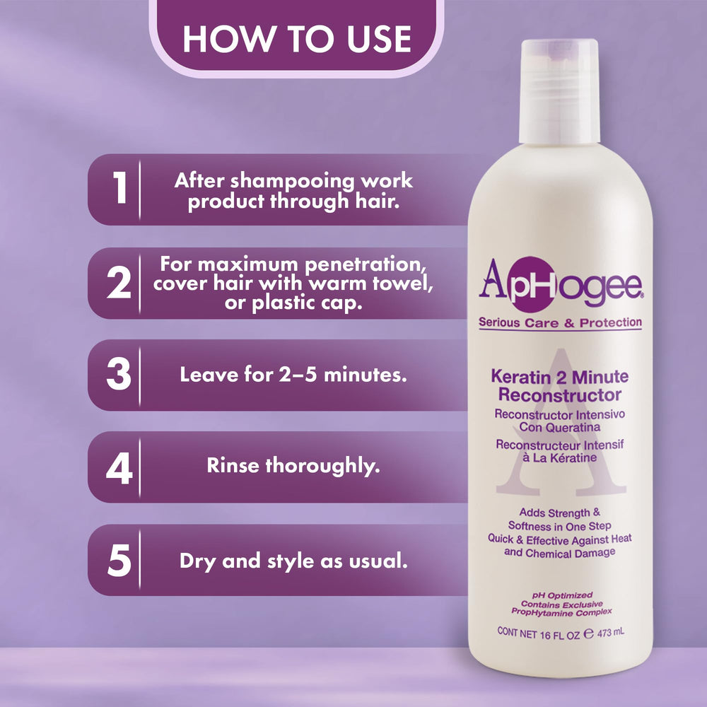 Aphogee used by stylist in salon demonstrating professional-grade results