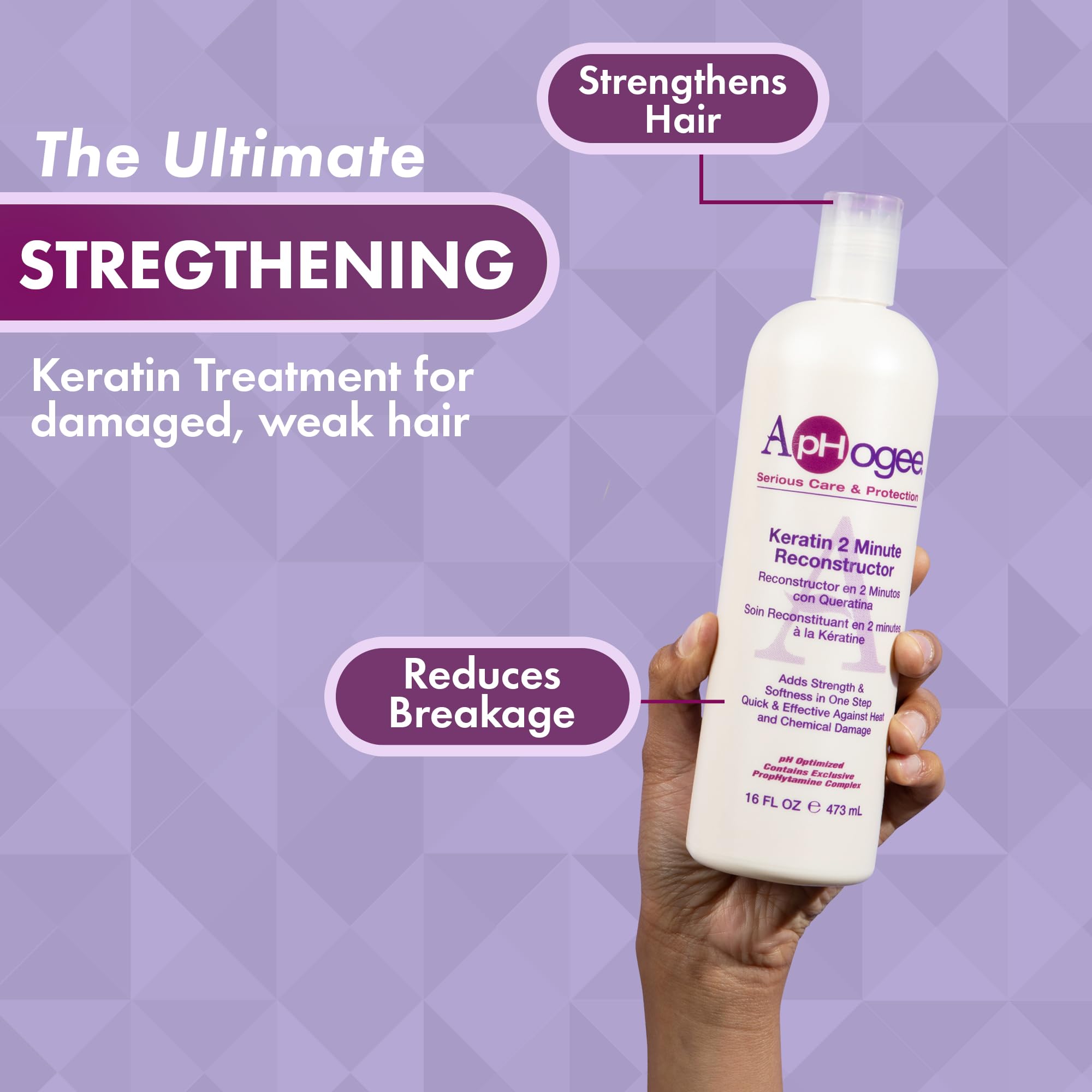 Aphogee smaller travel bottle option for on-the-go hair maintenance