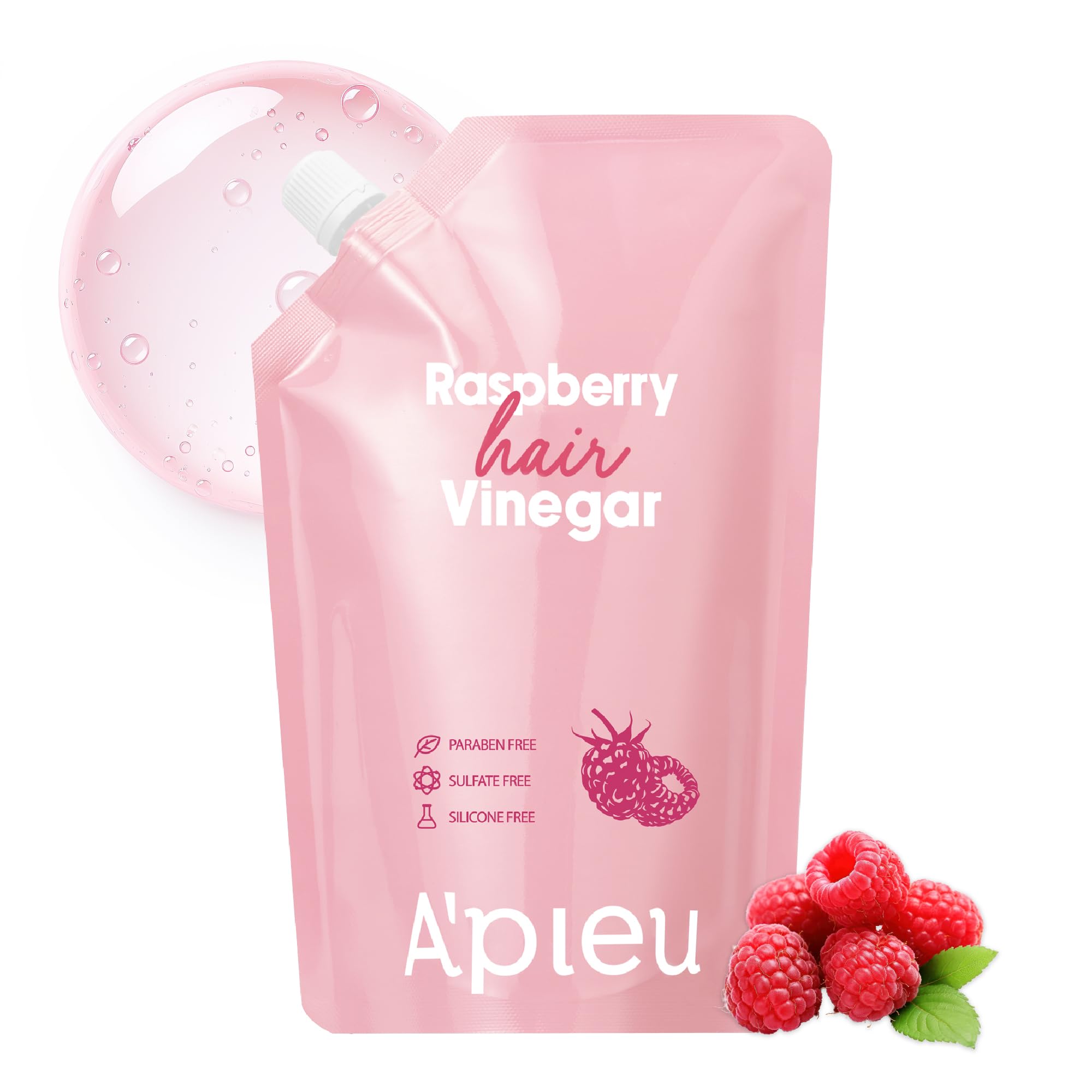 A'PIEU refill pouch front view showing label and eco benefit