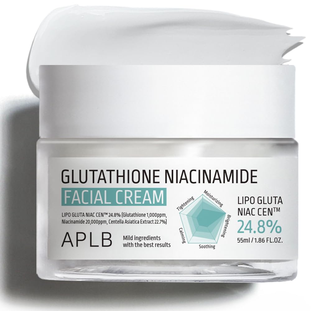 APLB front jar showing LIPO GLUTA NIAC CEN cream, clear labeling and compact size benefit