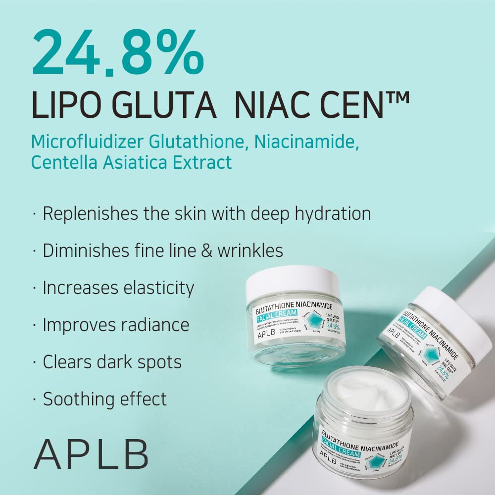 APLB open jar with cream swipe on finger showing spreadability and non-greasy feel
