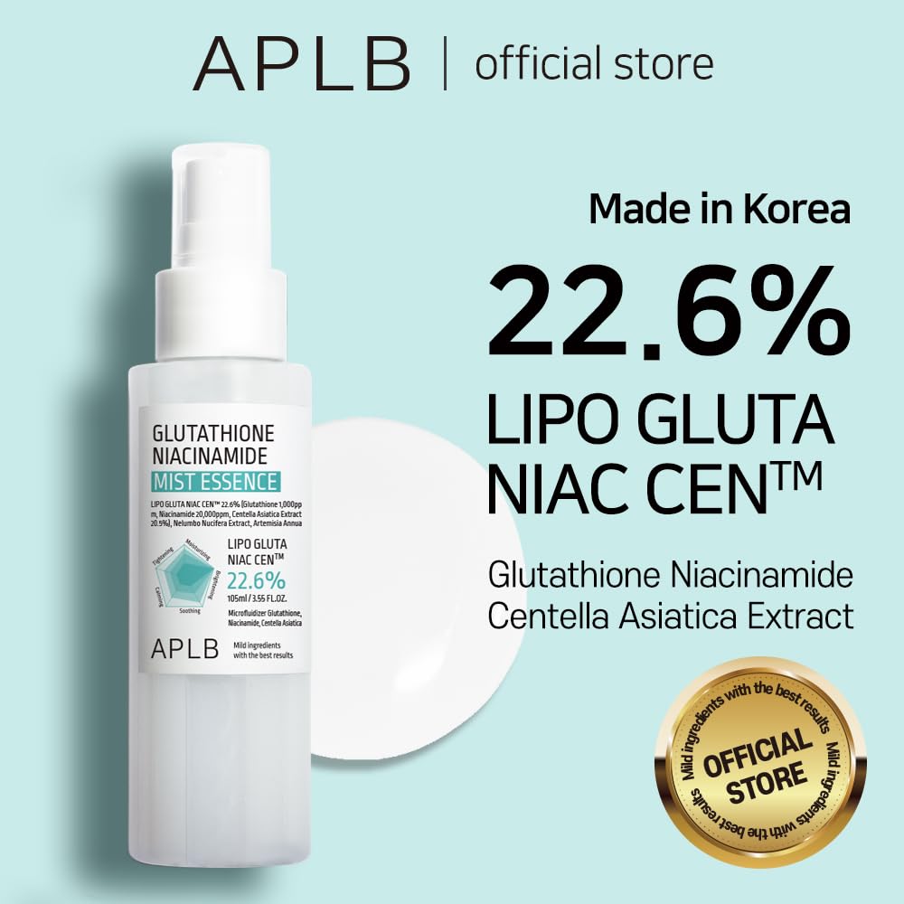 APLB mist essence spray closeup demonstrating fine mist for even hydration