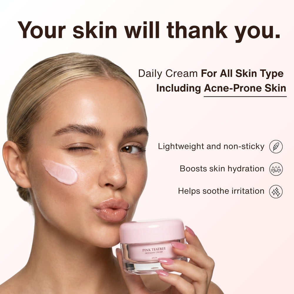 aplin open jar revealing pink cream that provides easy daily hydration