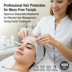 APPEARUS close-up of nonwoven fabric texture to prevent snagging and protect lashes