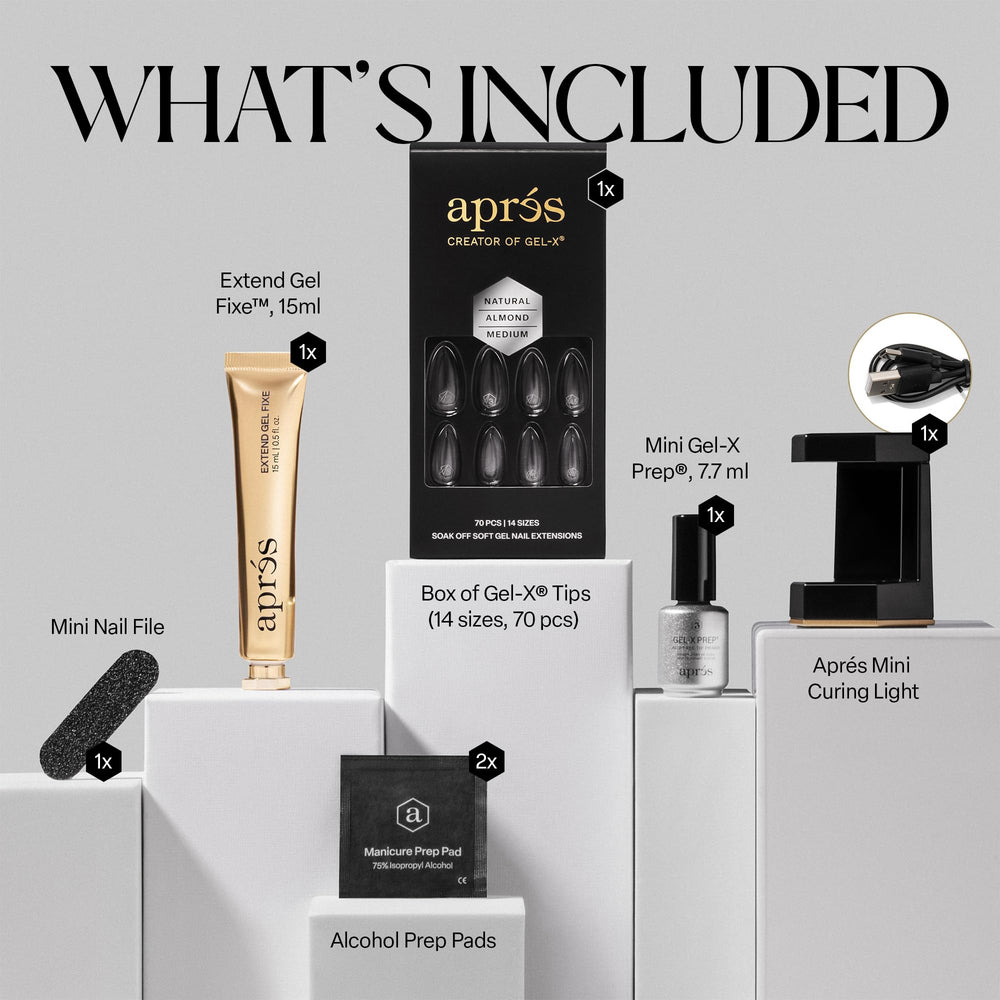 APRÉS Extend Gel Fixe bottle label detail highlighting bonding benefit