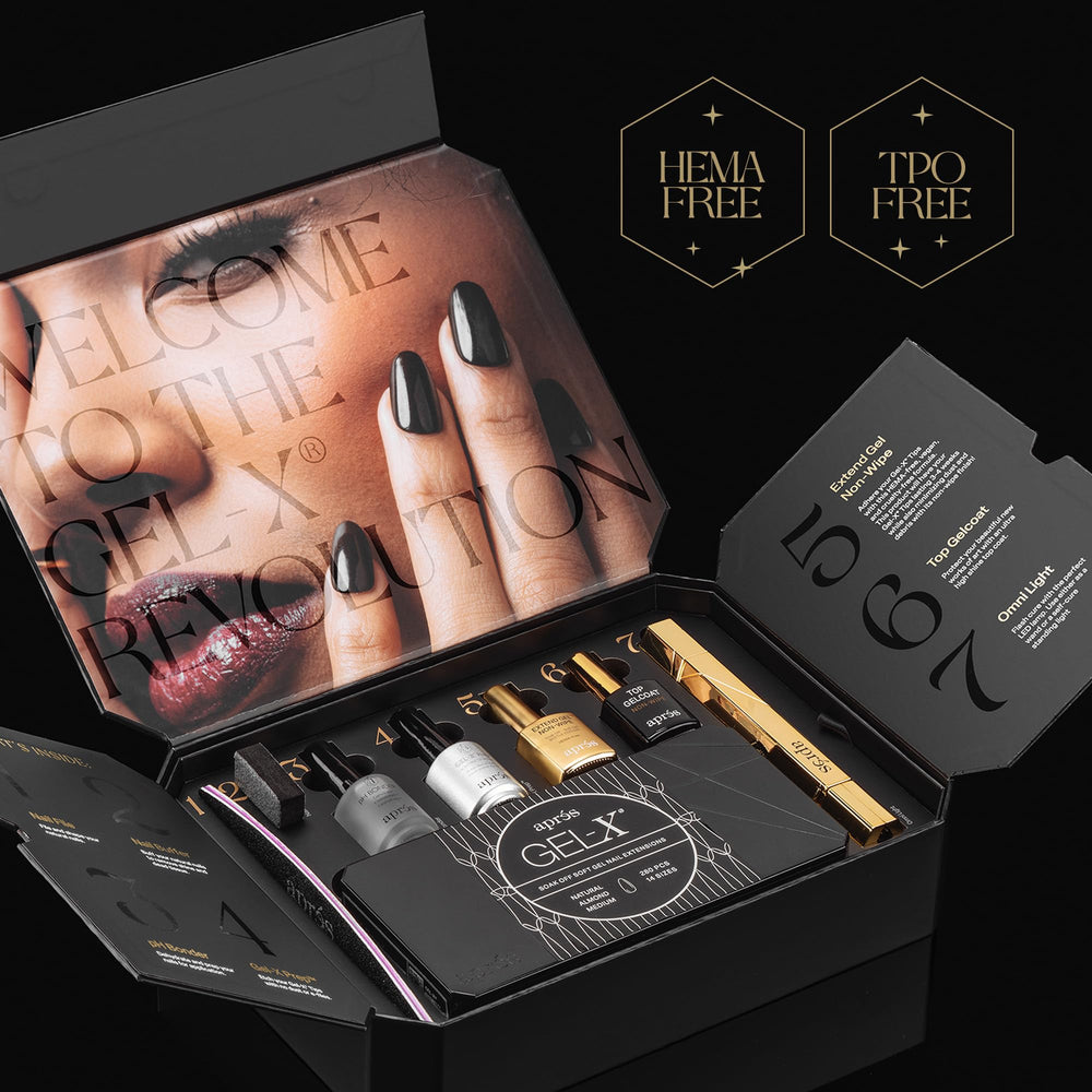 APRÉS application in salon demonstrating efficient low-dust extension process