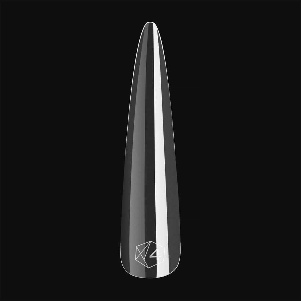 APRÉS stiletto Gel-X tips with gel polish demonstrating ready-to-wear salon finish