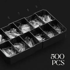 APRÉS spread of 11 Gel-X sizes demonstrating accurate fit options