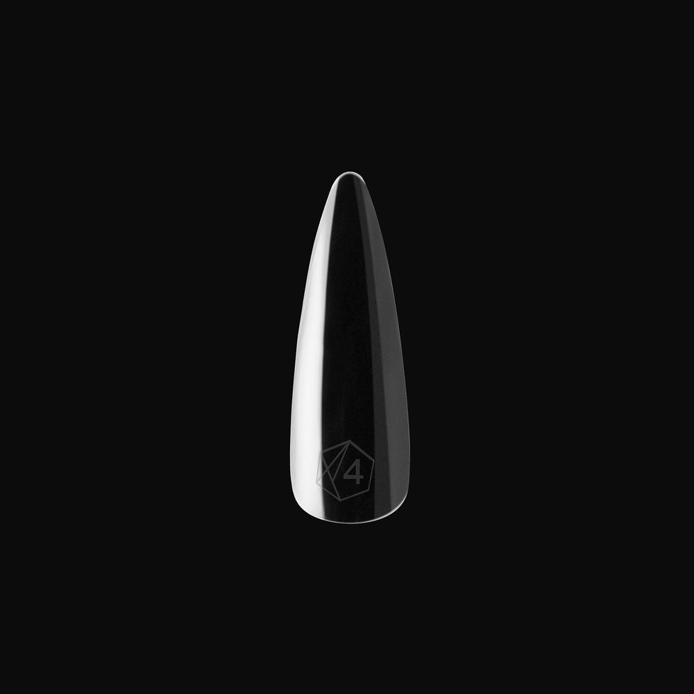 APRÉS underside detail of a tip showing secure fit to natural nail bed