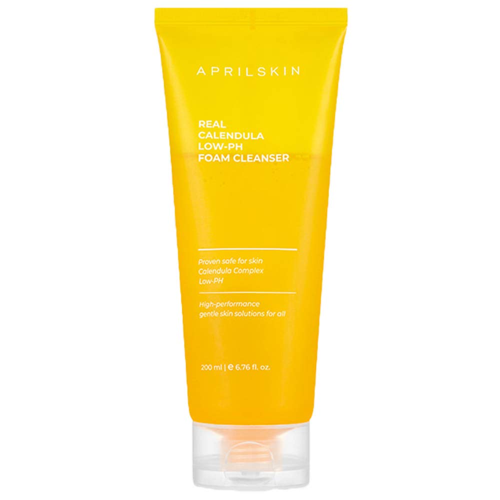 APRILSKIN front packaging showing cleanser and benefits