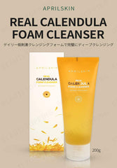 APRILSKIN gel texture close-up highlighting gentle, hydrating foam