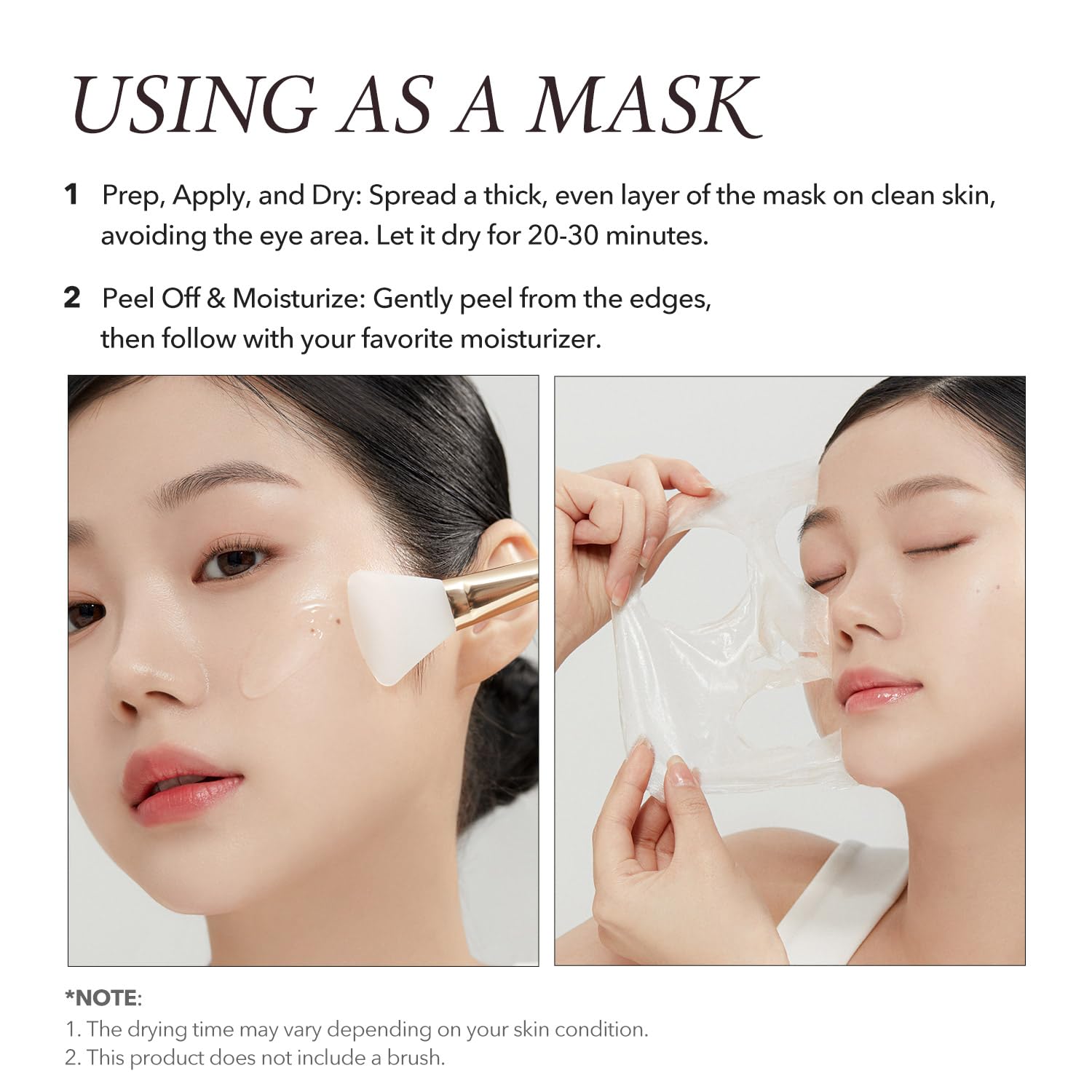 APRILSKIN product label detail showing usage instructions and easy-to-follow directions benefit