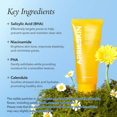 APRILSKIN mask applied on model showing cooling coverage for pore-clearing benefit