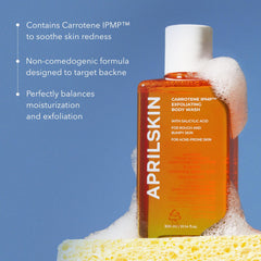 APRILSKIN gel texture close-up demonstrating gentle exfoliating consistency