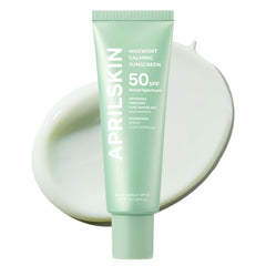 APRILSKIN front packaging showing product and SPF50 benefit