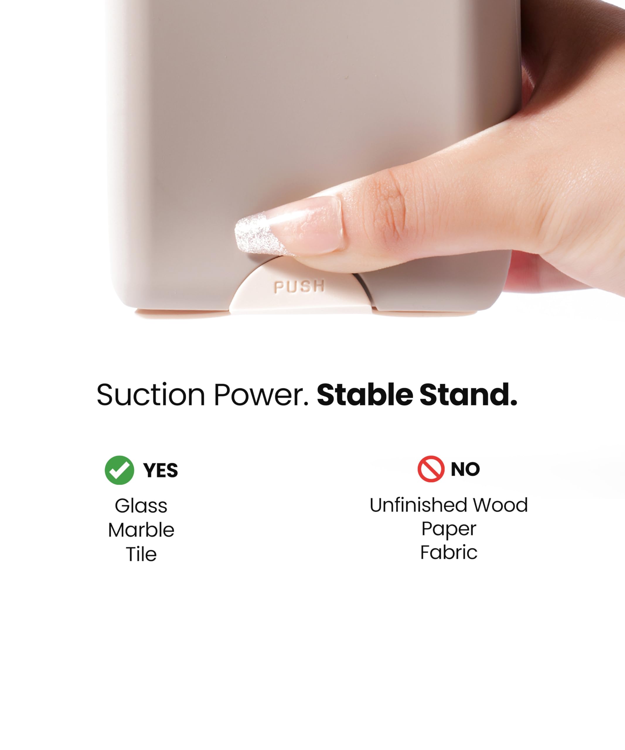 APT 1101 silicone texture detail demonstrating durable, easy-clean material