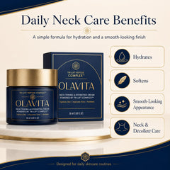 AQCOZ Olavita open jar close-up showing cream texture for easy absorption