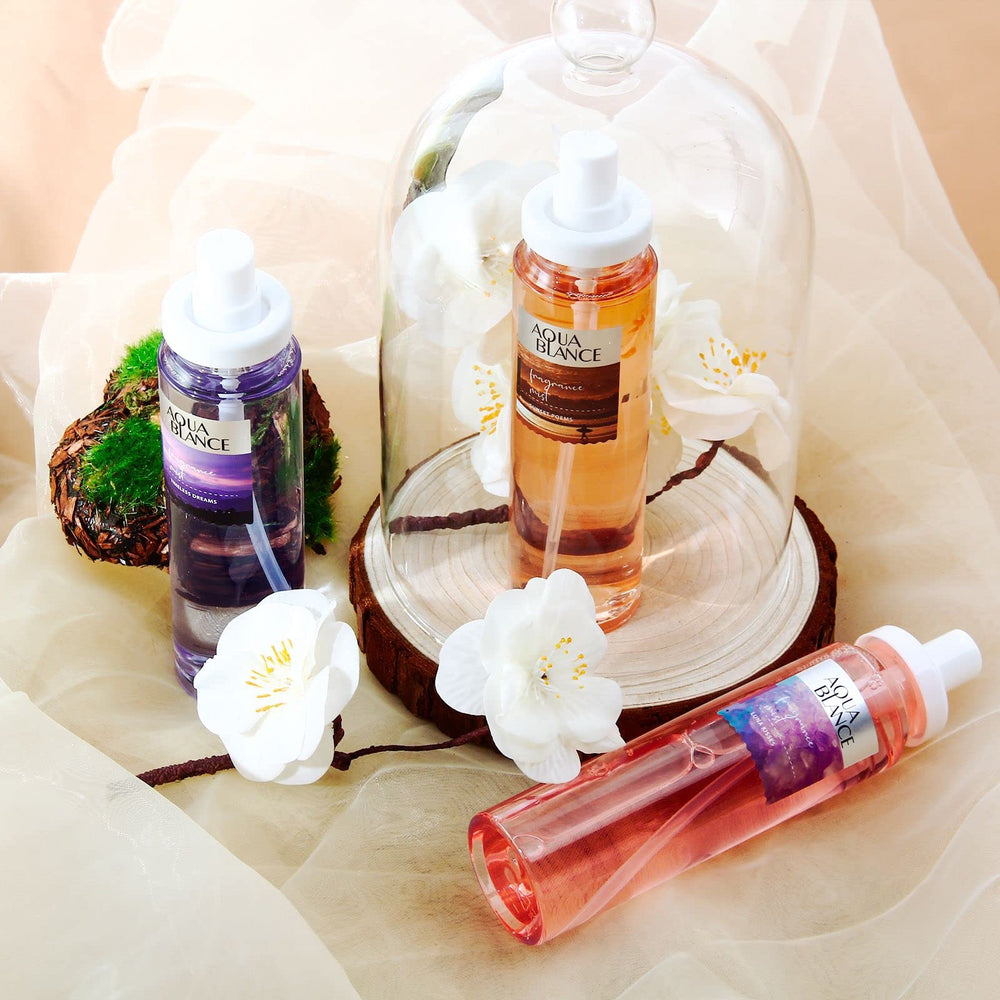 AQUA BLANCE lifestyle image in daytime outfit showing wearable scent