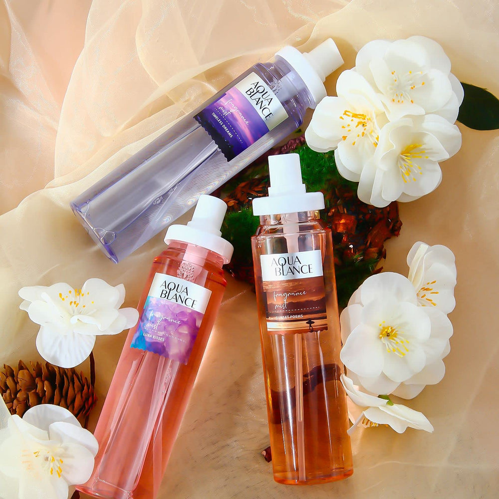 AQUA BLANCE three bottles arranged to show pack quantity and variety