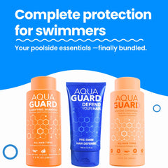 AQUA GUARD pre-swim cream texture close-up demonstrating protective barrier