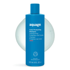Aquage bottle front packaging showing product and benefit of color protection