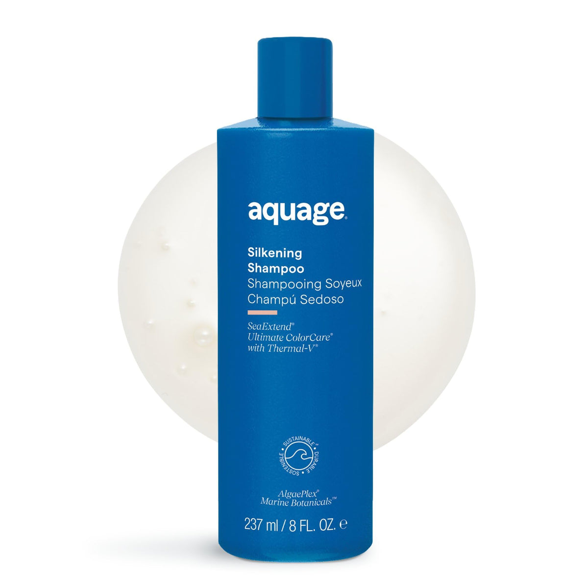 Aquage front packaging showing product and benefits