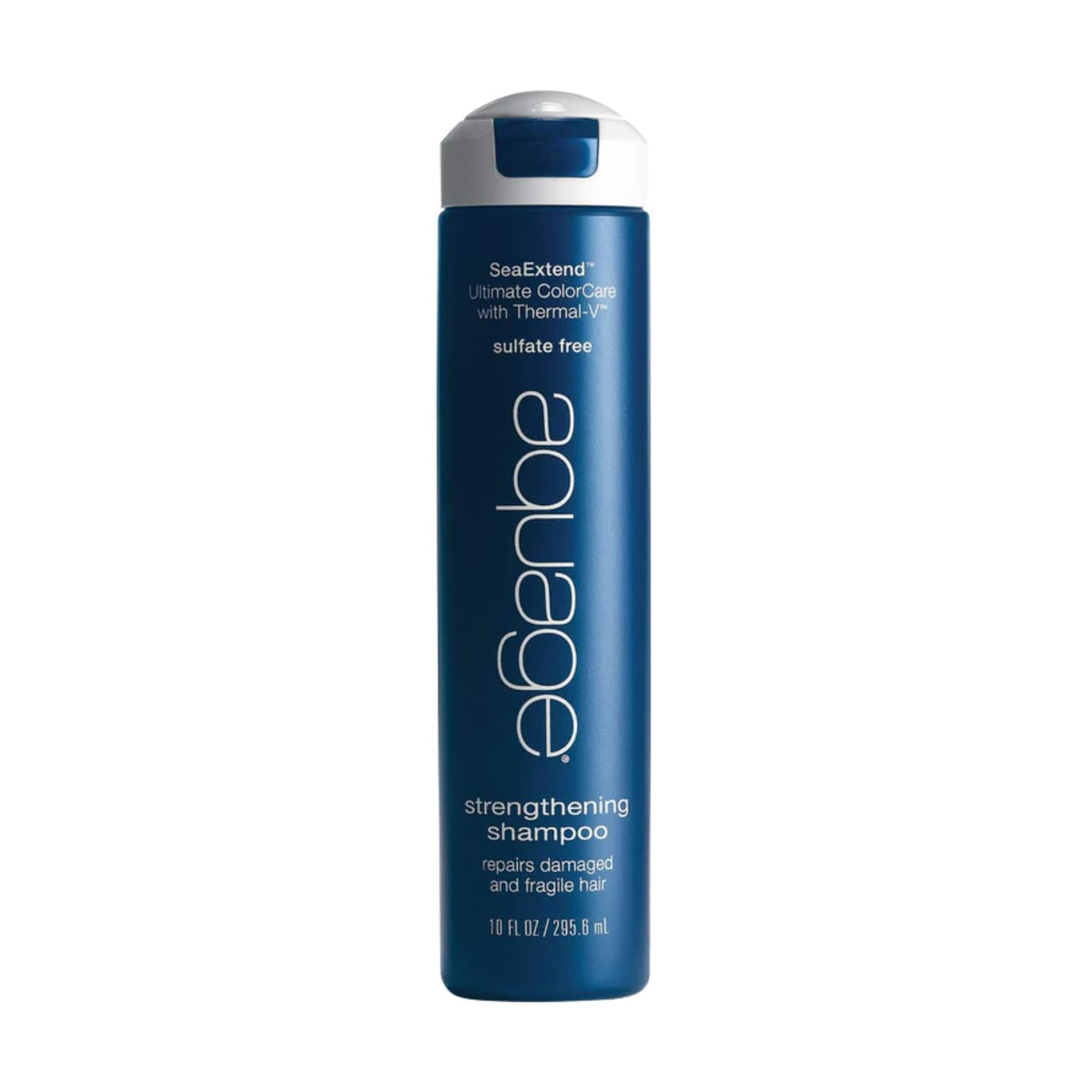 Aquage front packaging showing bottle and label, professional salon benefit