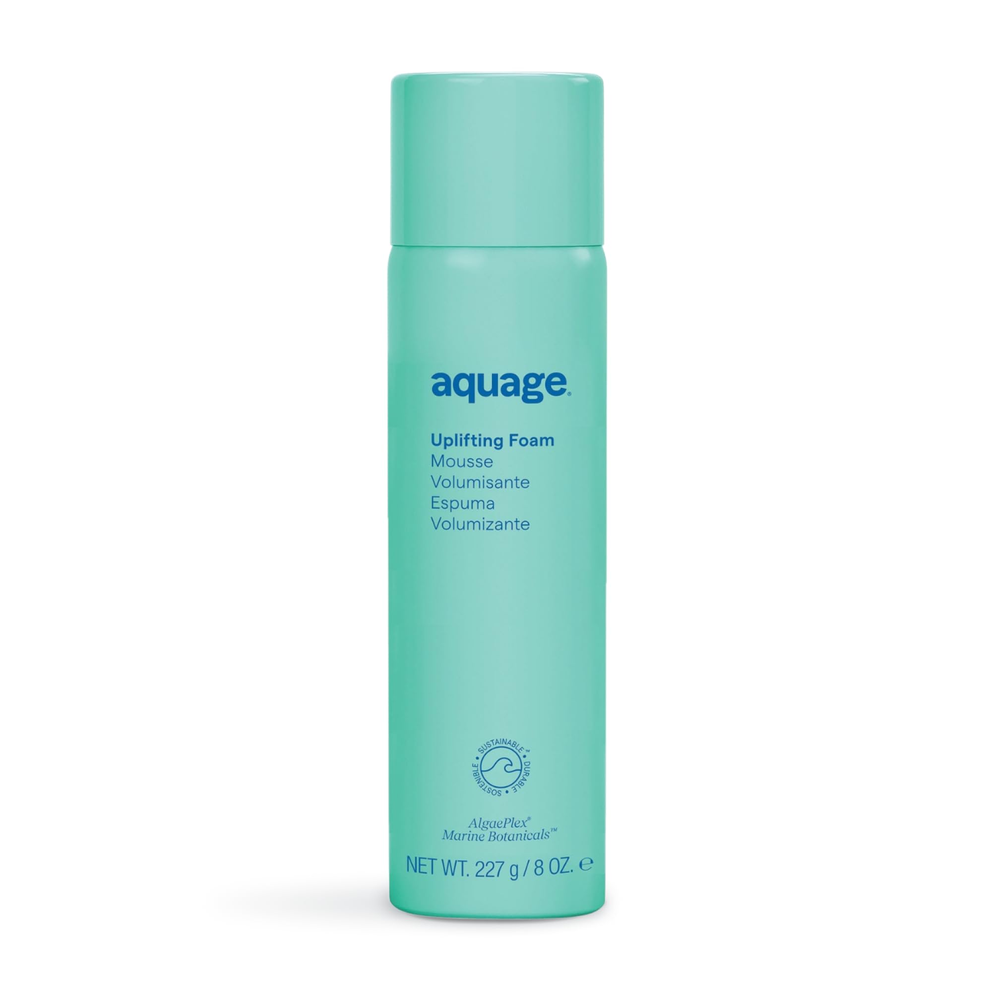 Aquage front packaging showing product and benefits