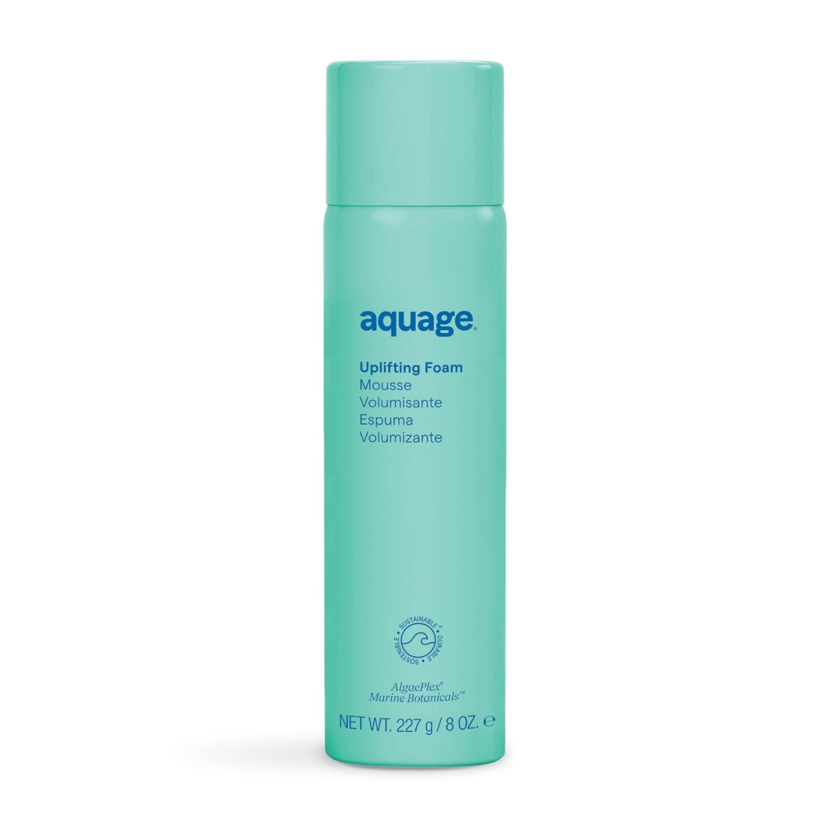 Aquage front packaging showing product and benefits