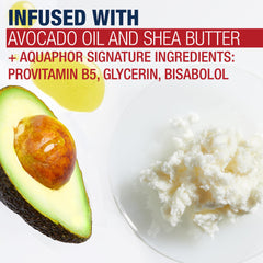 Aquaphor single glove close-up showing soft material and pre-filled moisturizing serum