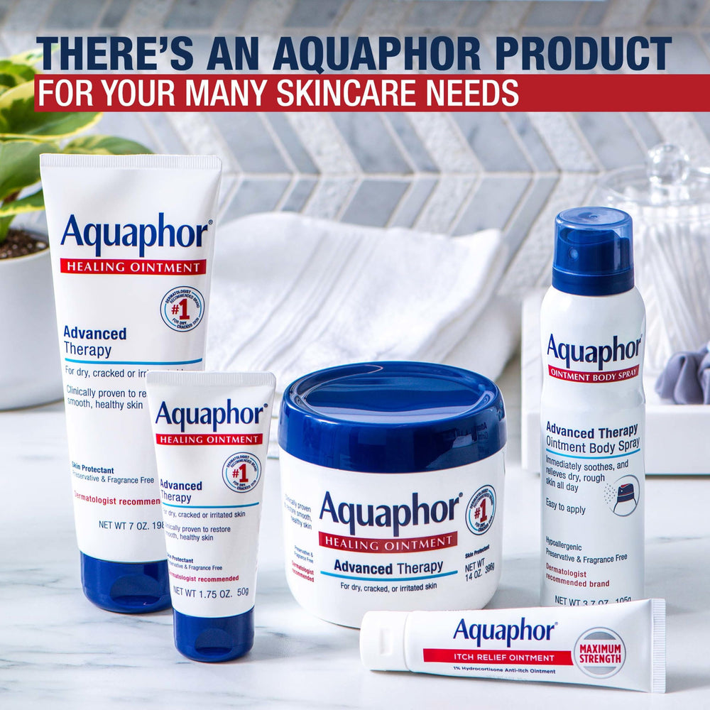 Aquaphor protecting exposed skin from wind and cold conditions