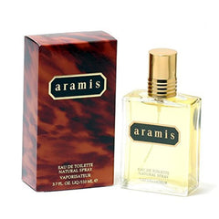 ARAMIS bottle front view showing classic design and bold presence