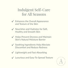 Archipelago Botanicals lotion pump and readable label highlighting botanical ingredients and benefits