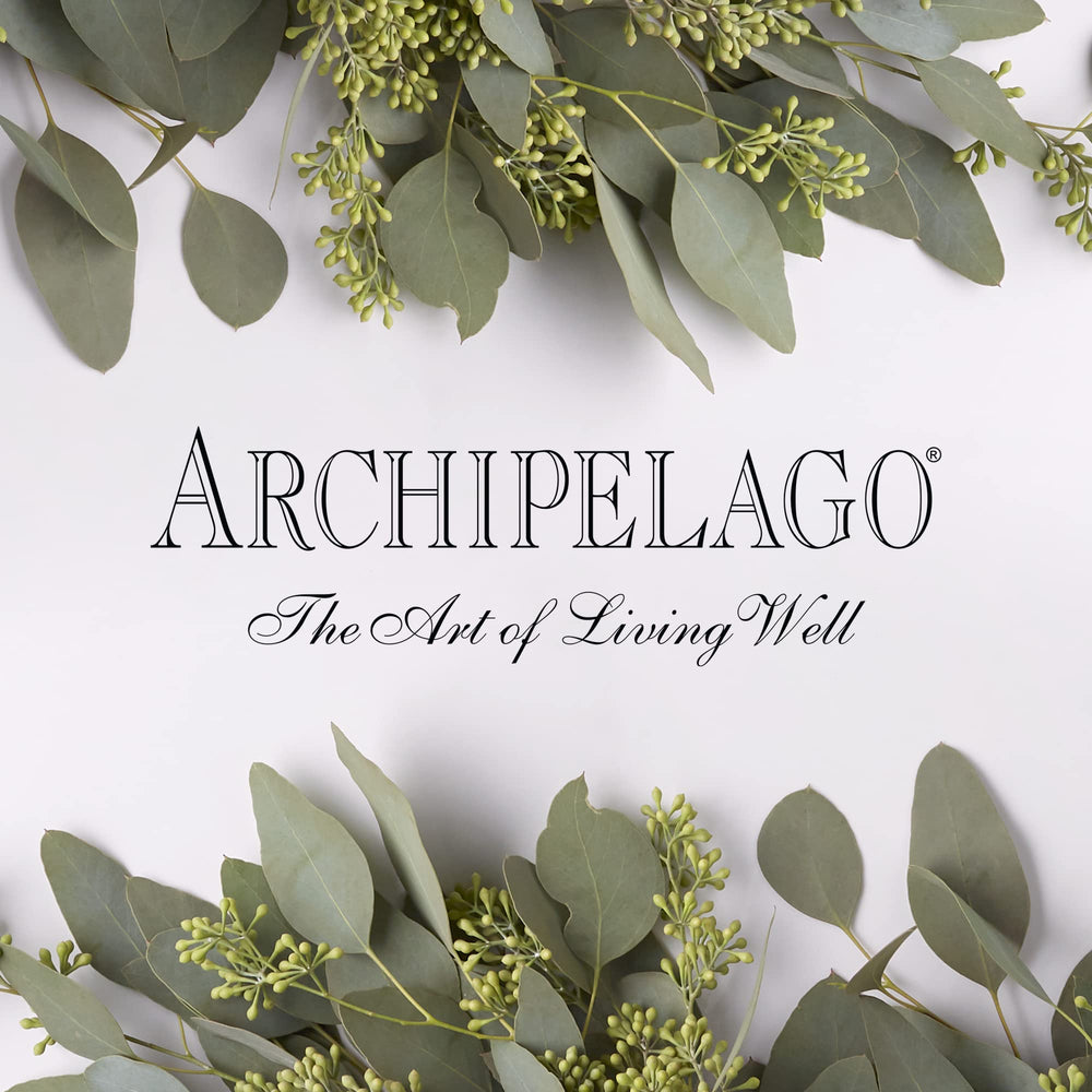 Archipelago Botanicals bottle in shower being used for an invigorating morning rinse