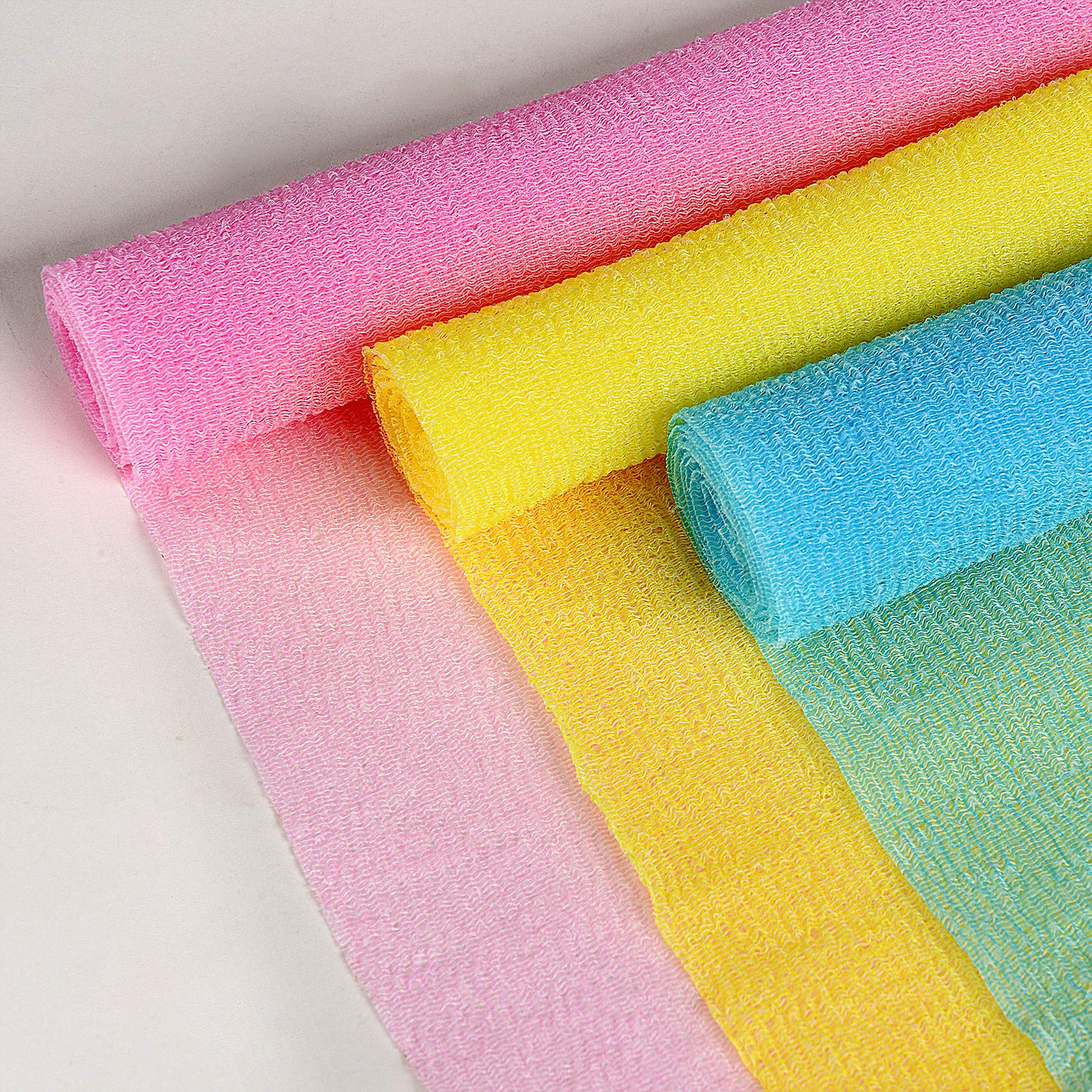 ARCH&M towel next to ruler to show accurate 35-inch size