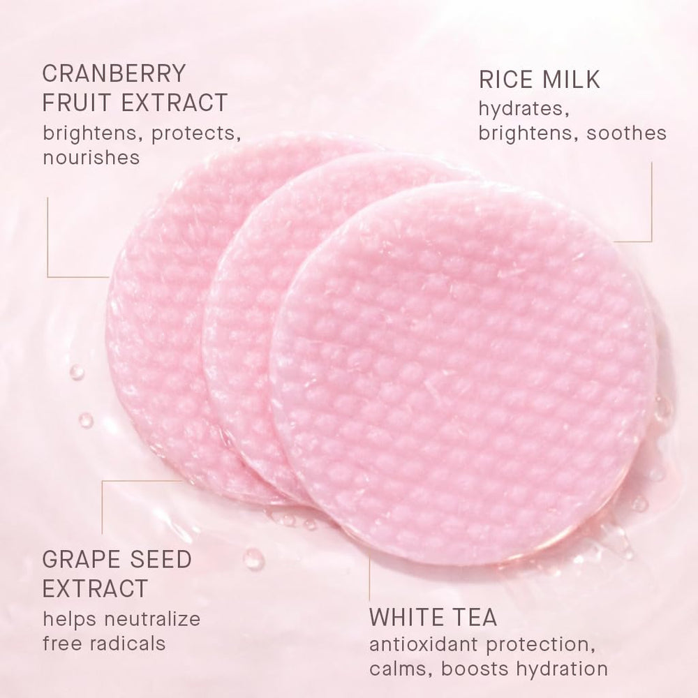 ARCONA open jar with visible stacked pads, highlighting convenience and portioning