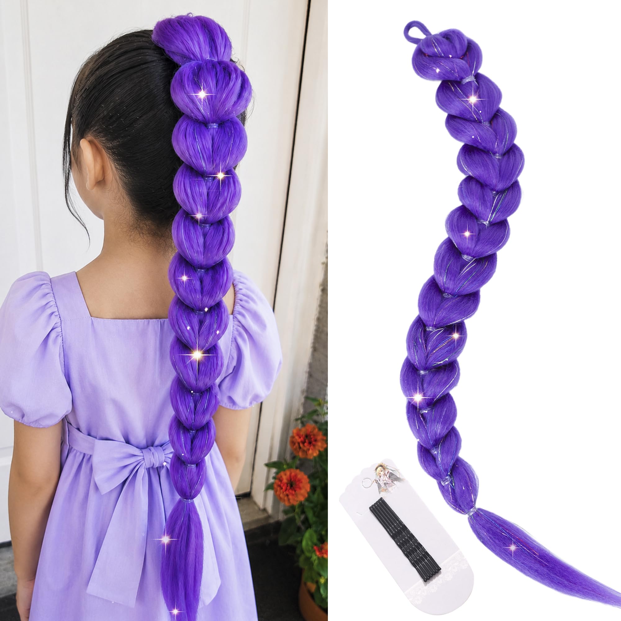 Arcpor front packaging showing vibrant purple braids and benefits
